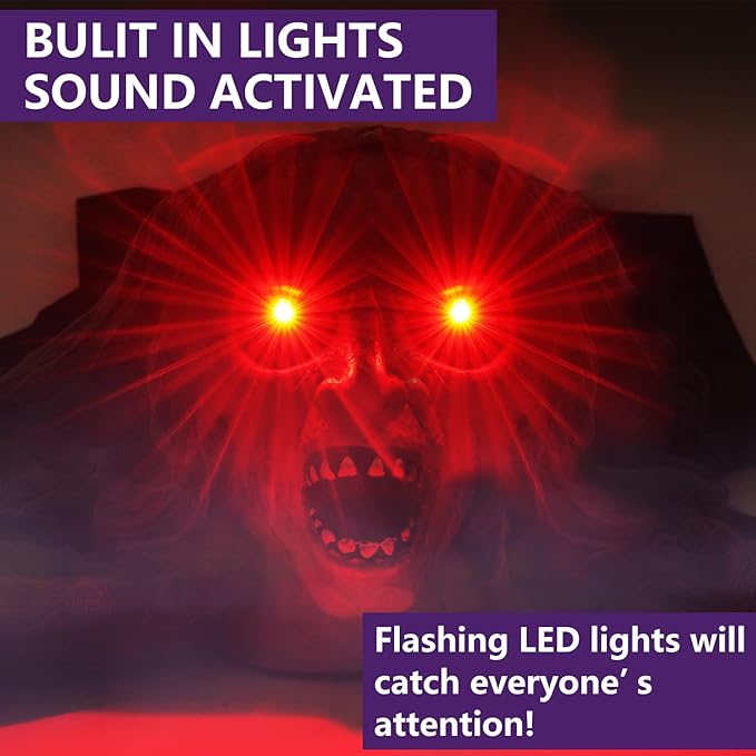Halloween Light-Up Animated Zombie