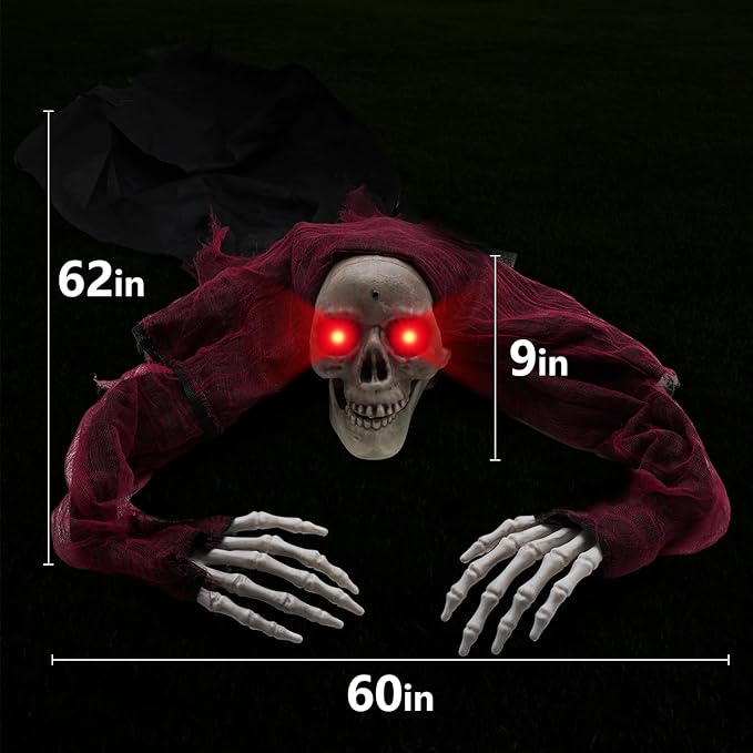 Halloween Outdoor Decoration Grounderbreaker Zombie Witch