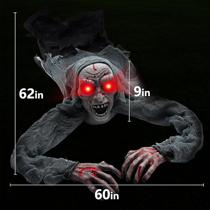 Halloween Light-Up Animated Zombie
