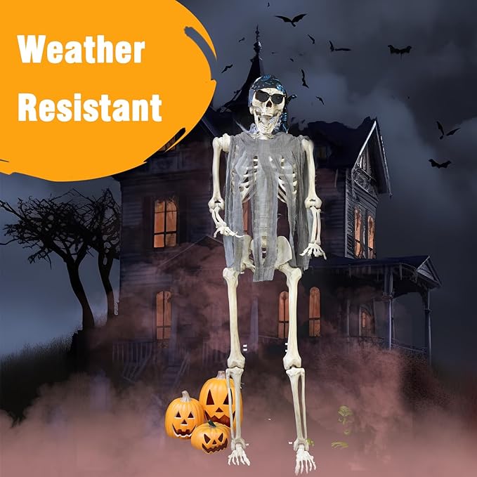 7Ft/84 Giant Halloween Skeleton