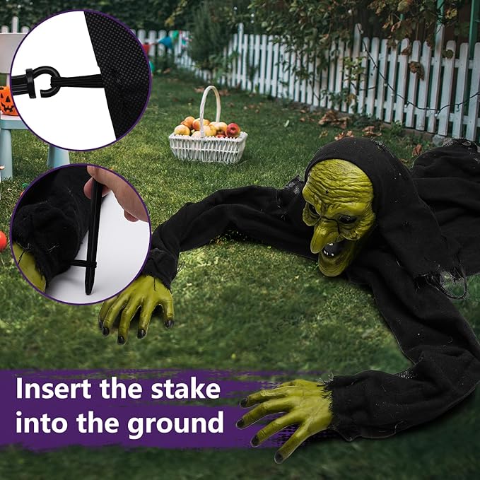 Grounderbreaker Zombie Witch Halloween Outdoor Decoration