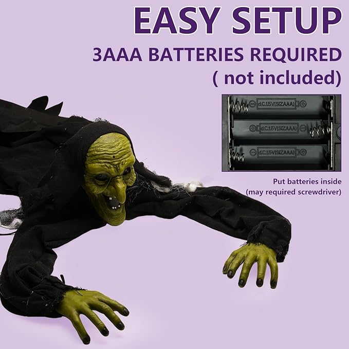 Grounderbreaker Zombie Witch Halloween Outdoor Decoration