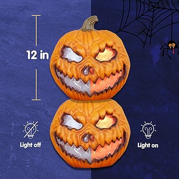 Halloween Decoration Pre-lit Jack O’Lantern Pumpkin