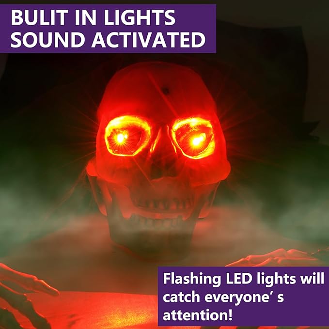 Halloween Outdoor Decoration Grounderbreaker Zombie Witch