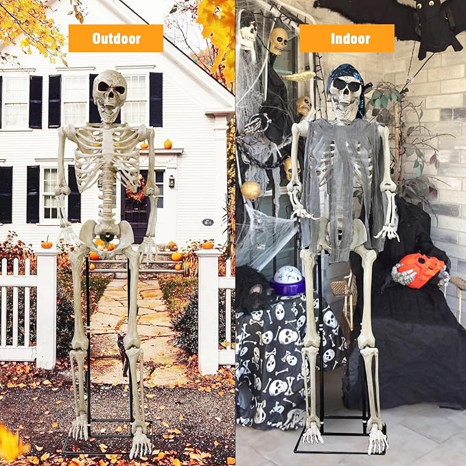 7Ft/84 Giant Halloween Skeleton