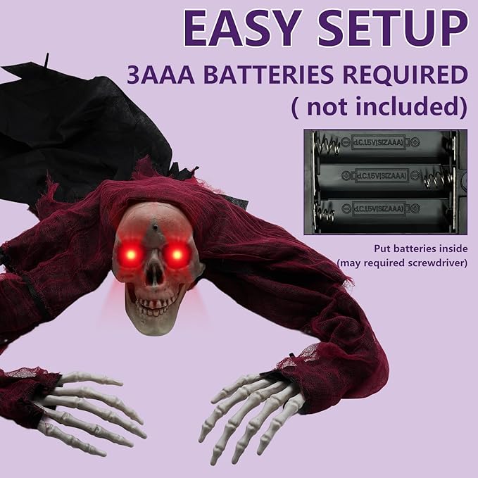 Halloween Outdoor Decoration Grounderbreaker Zombie Witch