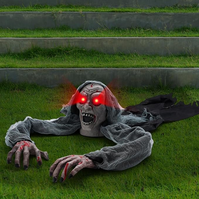 Halloween Light-Up Animated Zombie