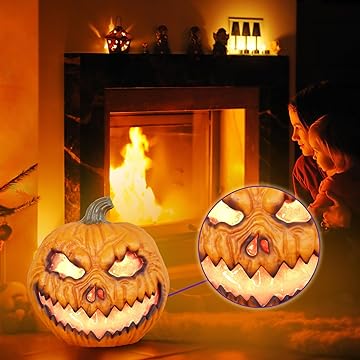 Halloween Decoration Pre-lit Jack O’Lantern Pumpkin