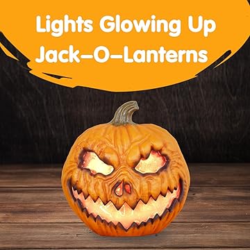 Halloween Decoration Pre-lit Jack O’Lantern Pumpkin