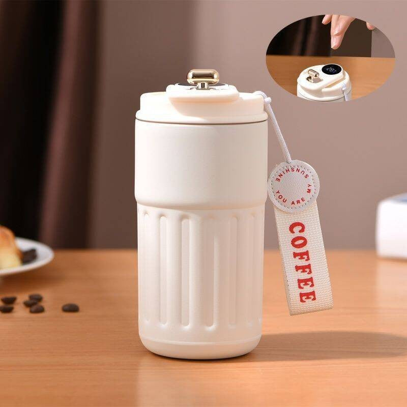Smart Temperature Display Travel Coffee Mug Insulated Water Bottle